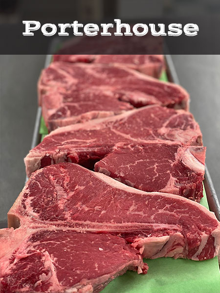 Porterhouse Steaks Butcher Shop Meat Market